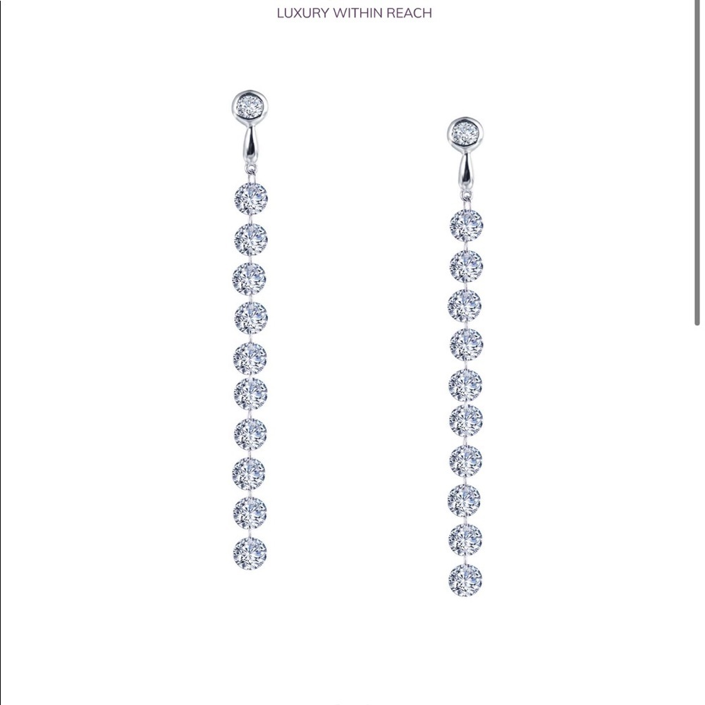 Frameless Fancy Dangle Earrings
